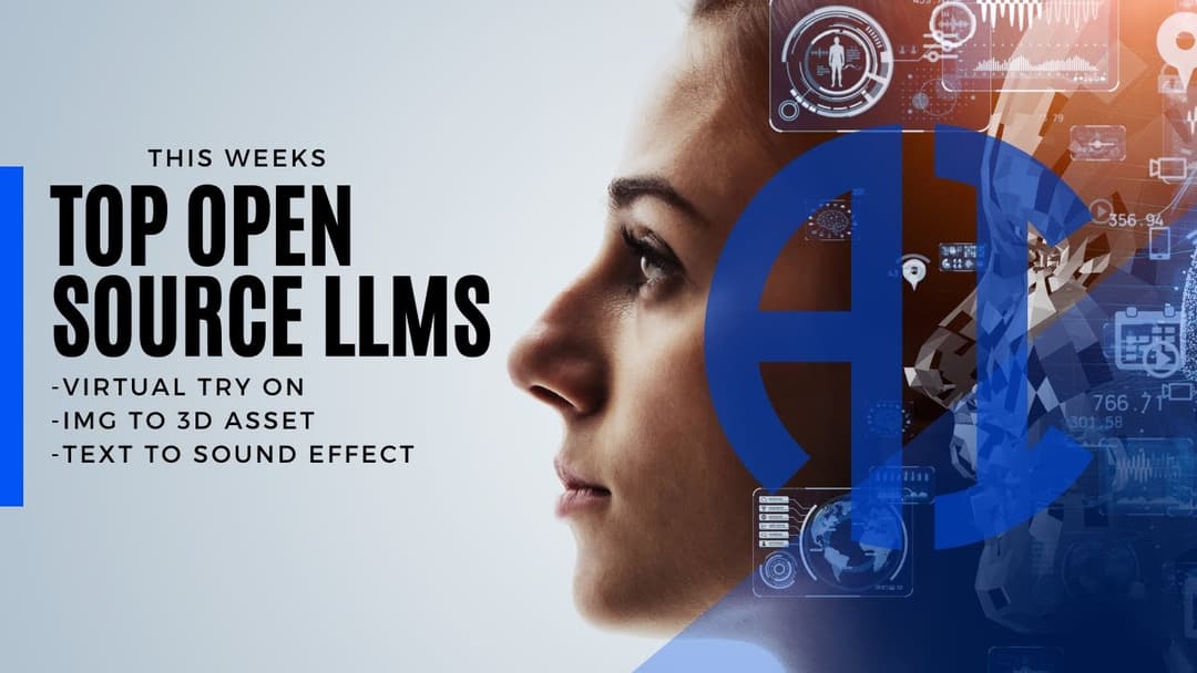 This Week's Top 3 Open Source LLM Solutions: Virtual Try-On, 3D Asset Generation, and Audio Creation